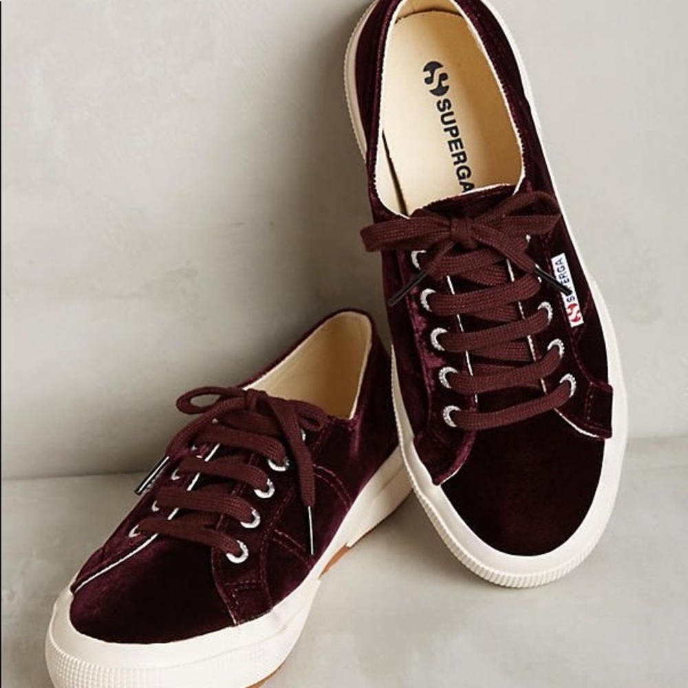 Red Velvet Superga Sneakers